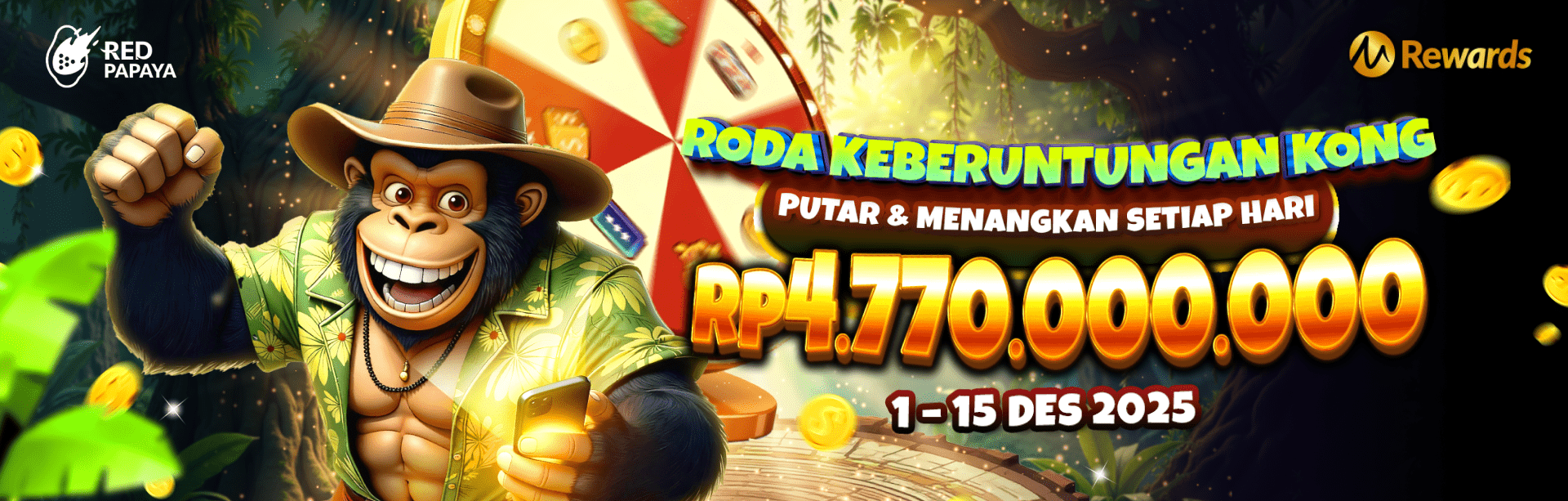 INDOSPORT99 - Microgaming Roda Keberuntungan Kong Slot Online