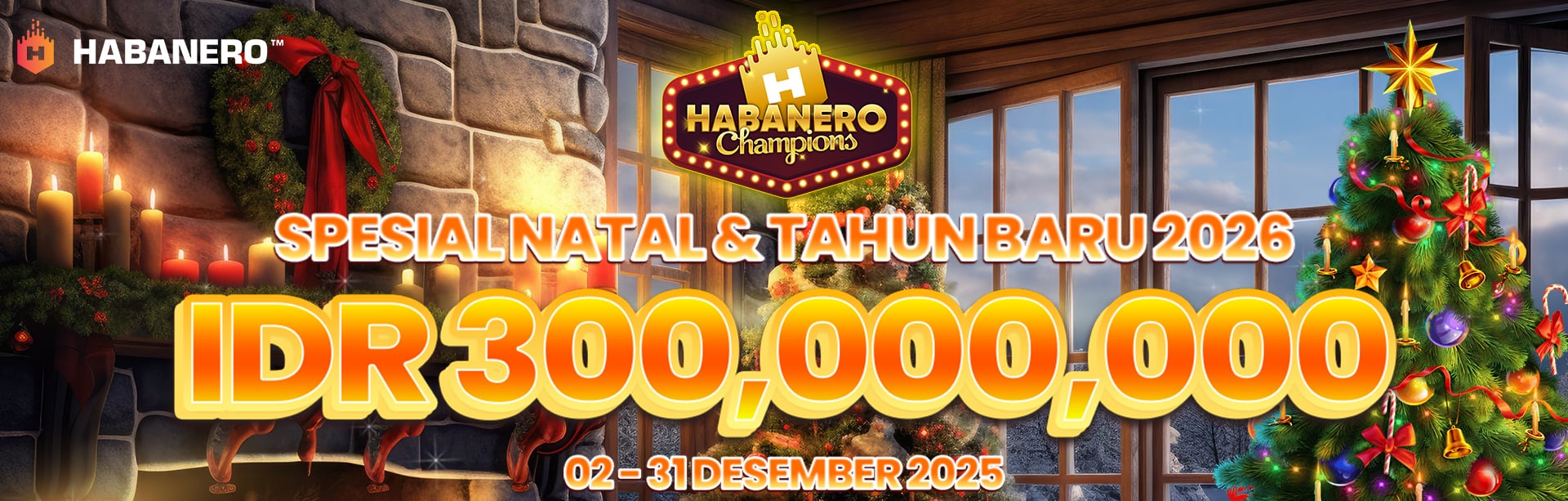 INDOSPORT99 - Habanero Champions Special Natal & Tahun Baru 2026